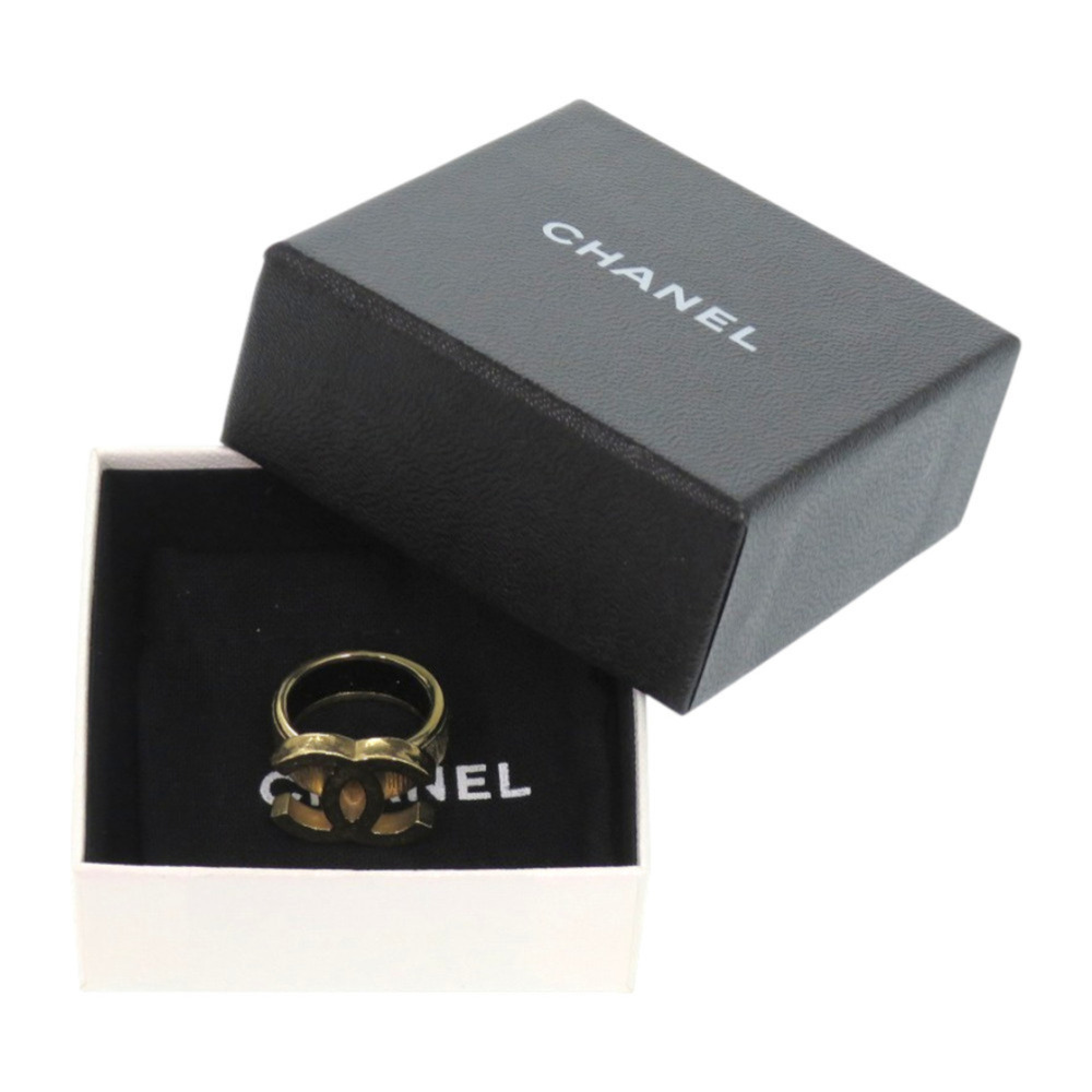 CHANEL Authentic Black Logo Ring - Picture 2 of 7